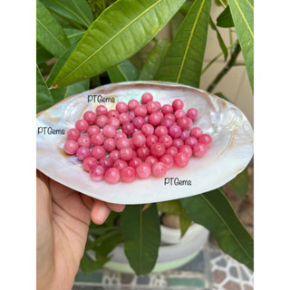 10 hạt đá Agat đào hoa để làm chuỗi handmade DYI - PTGems