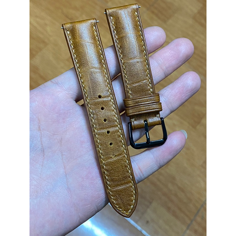 Dây đồng hồ da bò handmade