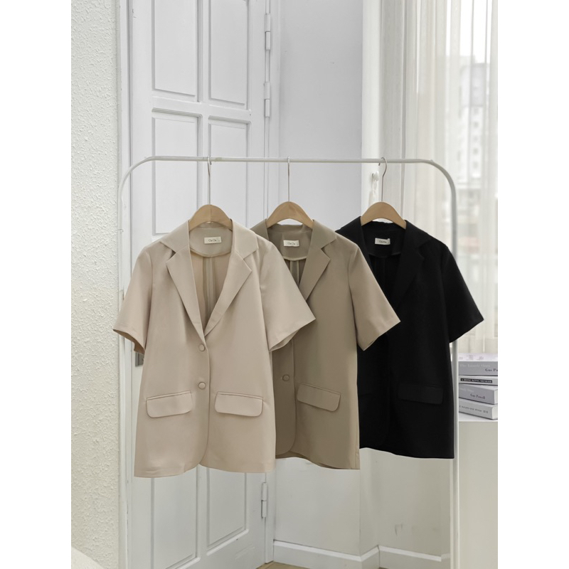Set Blazer quần soôc trẻ trung cá tính