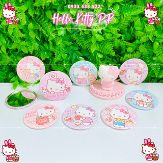 Gương trang điểm, gương mini bỏ túi Hello Kitty