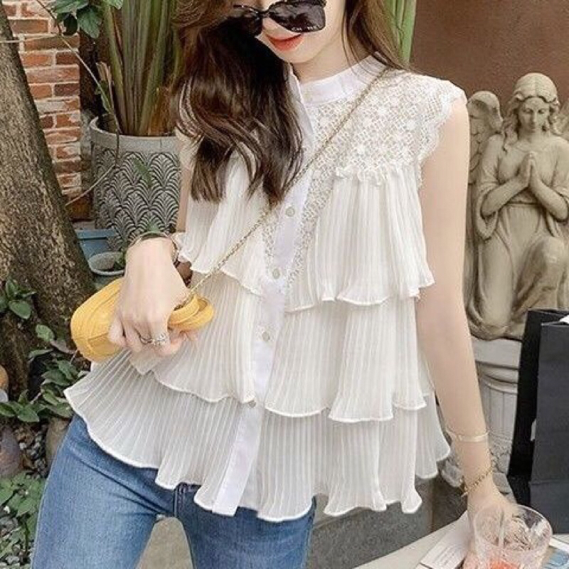 [SỈ] Áo ren 2hand Hàn, Nhật phối ren/ lưới cực xinh đủ size nhiều mẫu
