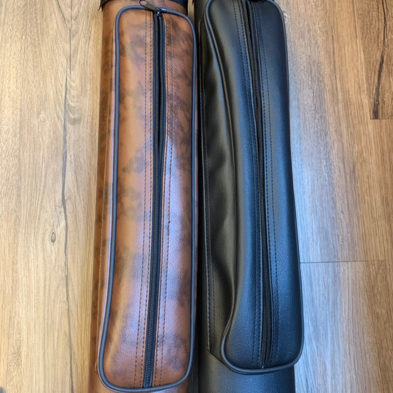 Bao đựng gậy Bida Bi-a 2x2 HAI MÀU ĐEN - NÂU