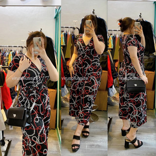 JUMSUIT Emma hoa tiết mắc xích outlet sale