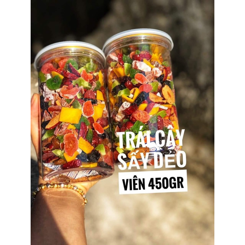 Trái cây sấy dẻo thập cẩm hộp 450gr