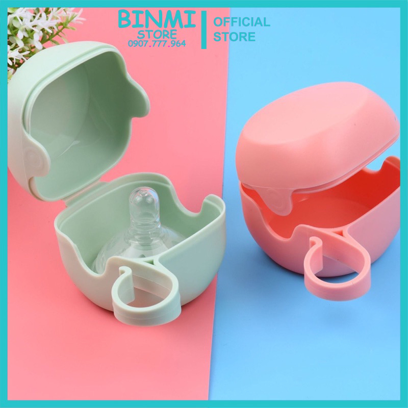 Hộp đựng ti giả có móc treo avent, Bibs, dr brown