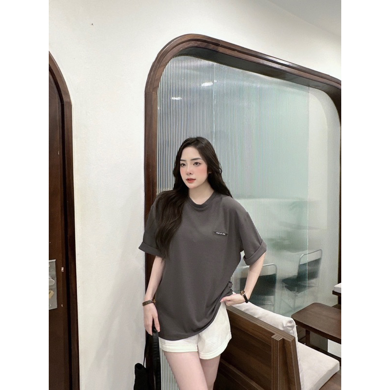 Áo thun tăm gắn tag - AiMi