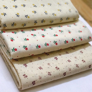 Vải Cotton Hoa Nhí Mỏng Nhẹ Rũ Khổ 1m40