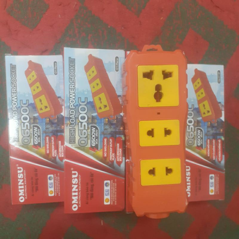 Ổ cắm chịu tải lớn 6500W | Ổ cắm chịu tải OMINSU