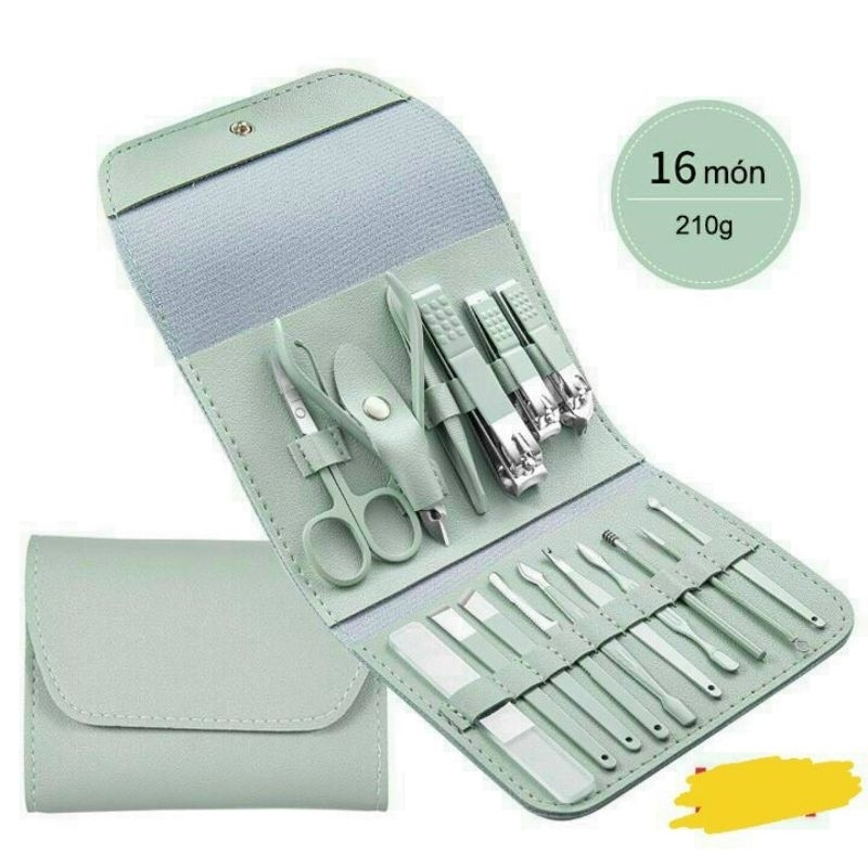 🔥🔥HÀNG XỊN GIÁ TỐT🔥🔥Bộ kềm cắt móng tay 16 món dáng ví cầm tay