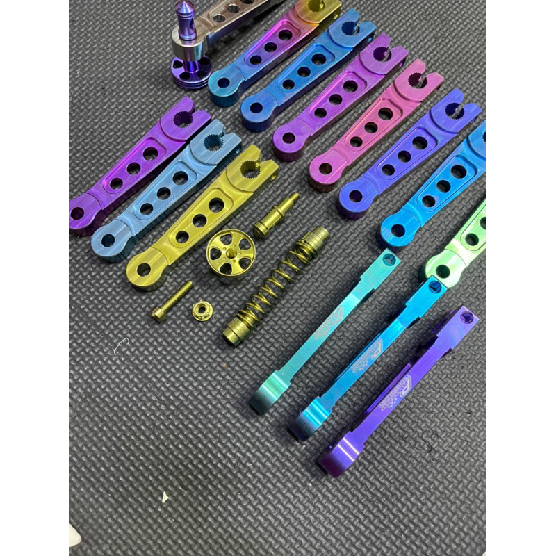 PTITANIUM bát thắng titan cho vario scoopy aerox nmax xmax forza 350 click titanium gr5 grade 5