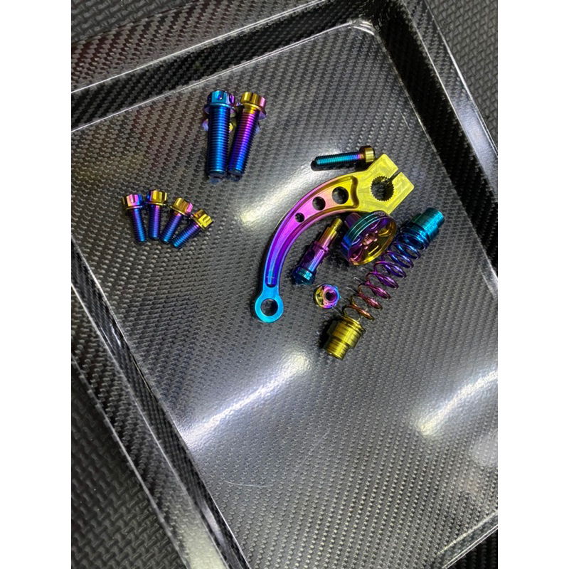 PTITANIUM bát thắng titan cho vario scoopy aerox nmax xmax forza 350 click titanium gr5 grade 5