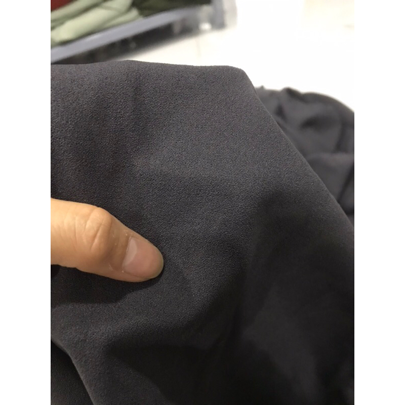 Vải thun cát Nhật màu xám  co dãn dày mềm rũ may đầm váy ,quần áo kiểu thời trang