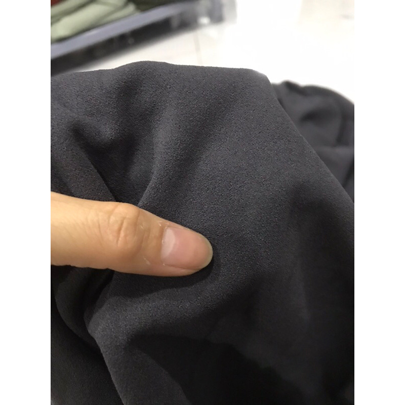 Vải thun cát Nhật màu xám  co dãn dày mềm rũ may đầm váy ,quần áo kiểu thời trang