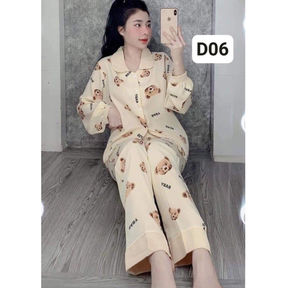 Bộ ngủ nữ pijama tay dài quần dài, tay ngắn quần dài-chọn mẫu-thời trang mặc nhà-xuongmaypijamachucanh