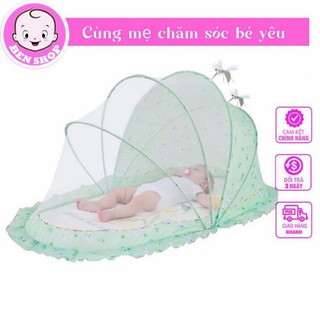 Màn chụp cho bé gấp gọn, mùng chụp gấp gọn chống muỗi cho bé ngủ ngon