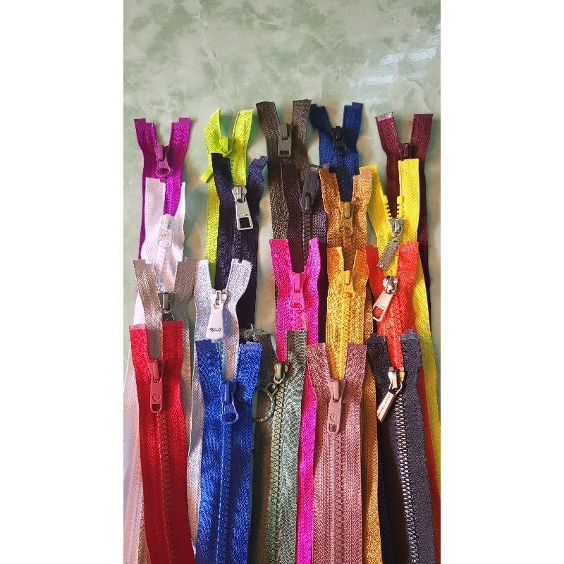 Set 20 dây kéo áo khoác răng cá sấu