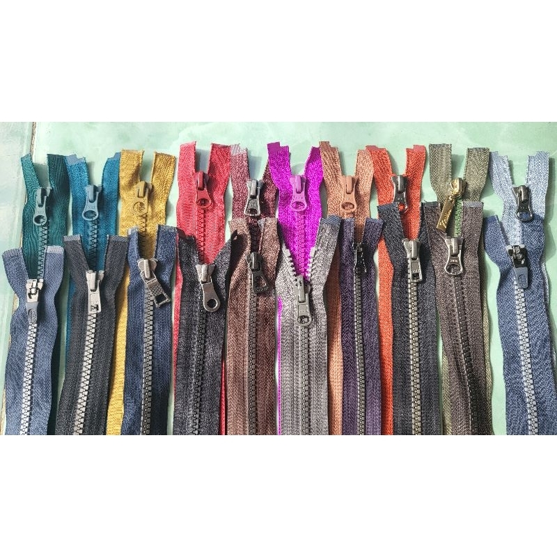 Set 20 dây kéo áo khoác răng cá sấu