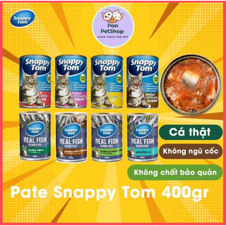 Pate cho mèo snappy tom lon 400g - pate snappy tom 400g