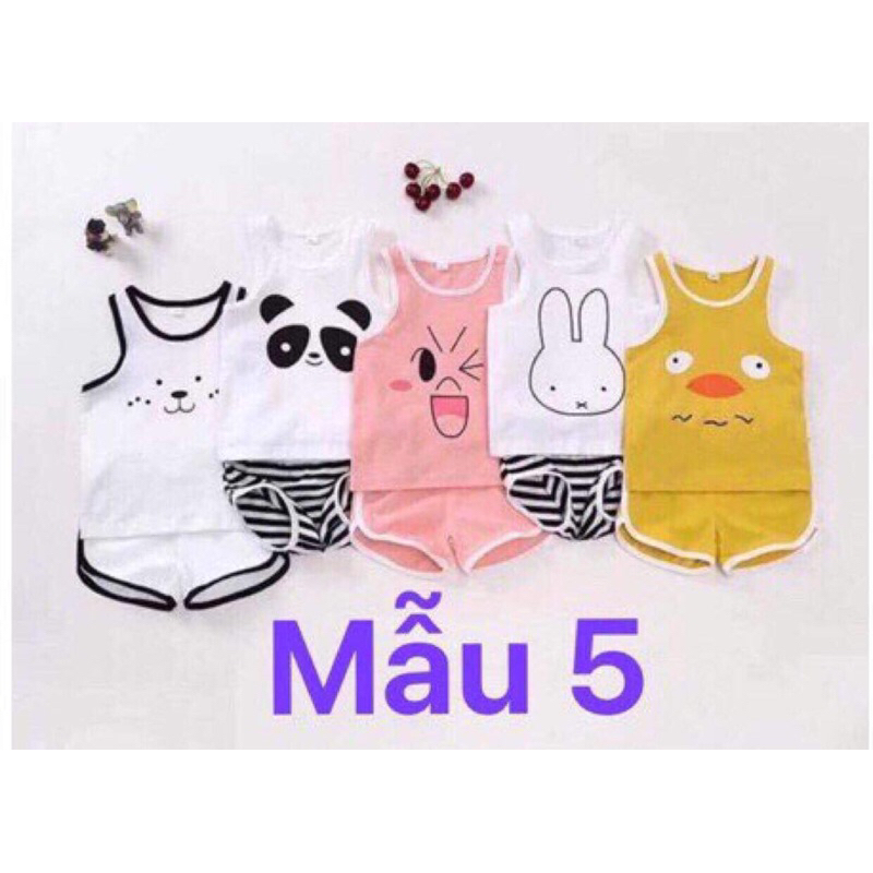 Set 5 bộ ba lỗ đùi, cộc đùi cho bé trai bé gái