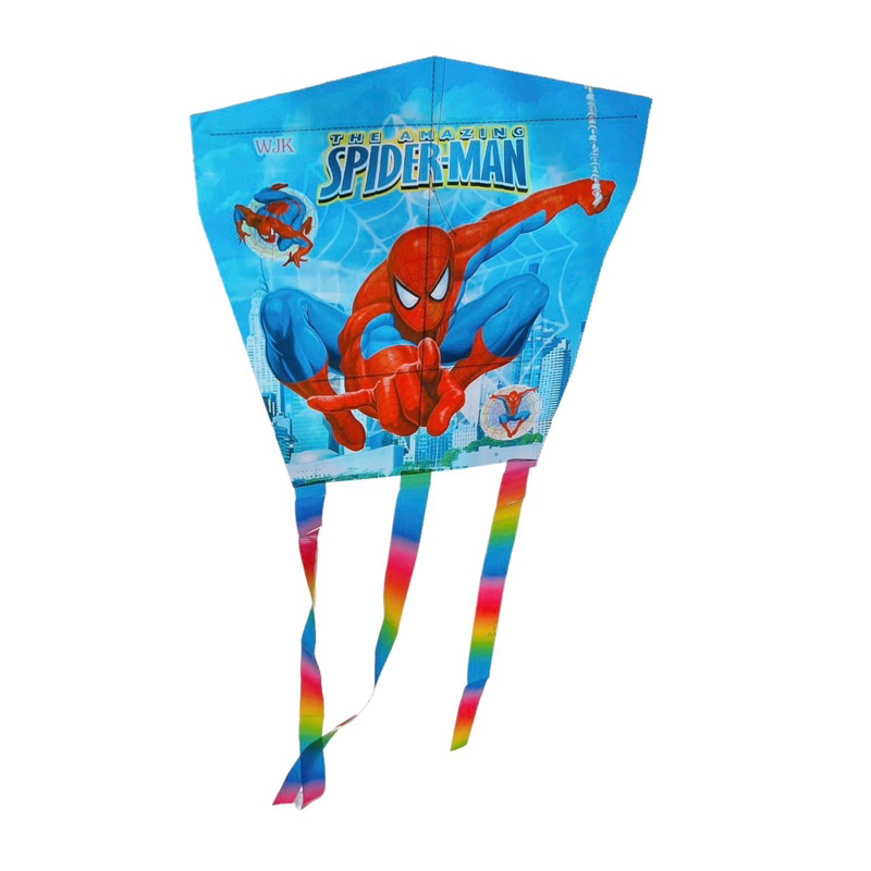 Diều Nhựa Đuôi Dài Có Cần Câu Cho Bé Mẫu Công Chúa, Siêu Nhân Hoạt Hình Giá Rẻ