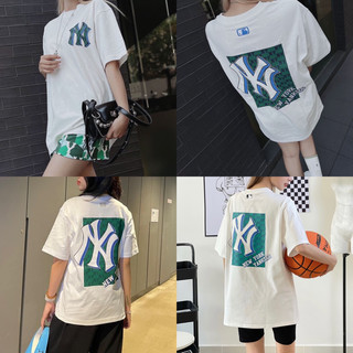 | SALE | Áo phông M.L.B monogram logo lưng from nam / nữ Full Tag Co