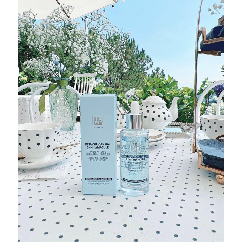 Serum Beta Glucan krlab dưỡng trắng 50ml hạn dùng 2026