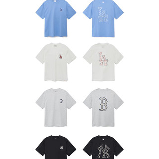 | SALE | Áo phông M.L.B monogram logo lưng from nam / nữ Full Tag Co