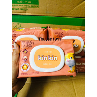  Combo 10 gói khăn ướt Mamamy Kin kin 80 tờ không mùi 