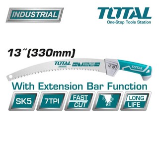 Cưa cành cầm tay lưỡi cong total tht5113306