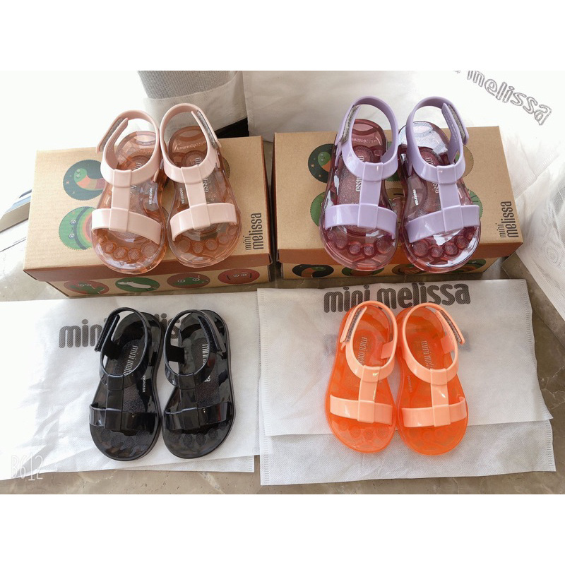 Sandal nhựa thơm Melissa xuất mùa hè xinh dành cho bé gái