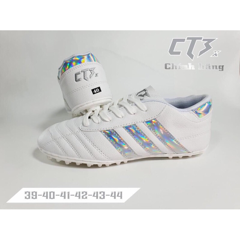 Giày 3 sọc CT3 chính hãng, da nhăn,mềm mại