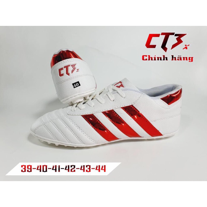 Giày 3 sọc CT3 chính hãng, da nhăn,mềm mại