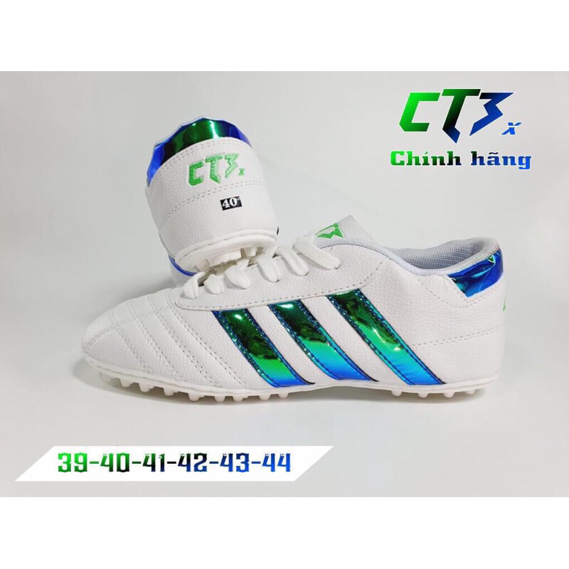 Giày 3 sọc CT3 chính hãng, da nhăn,mềm mại