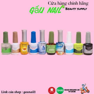 Đủ Bộ Vinimay: Top, Base, Cứng Móng, Top Lỳ, Cường Lực, Khử Dầu, Gel Giọt Sương, Gel Loang, ...