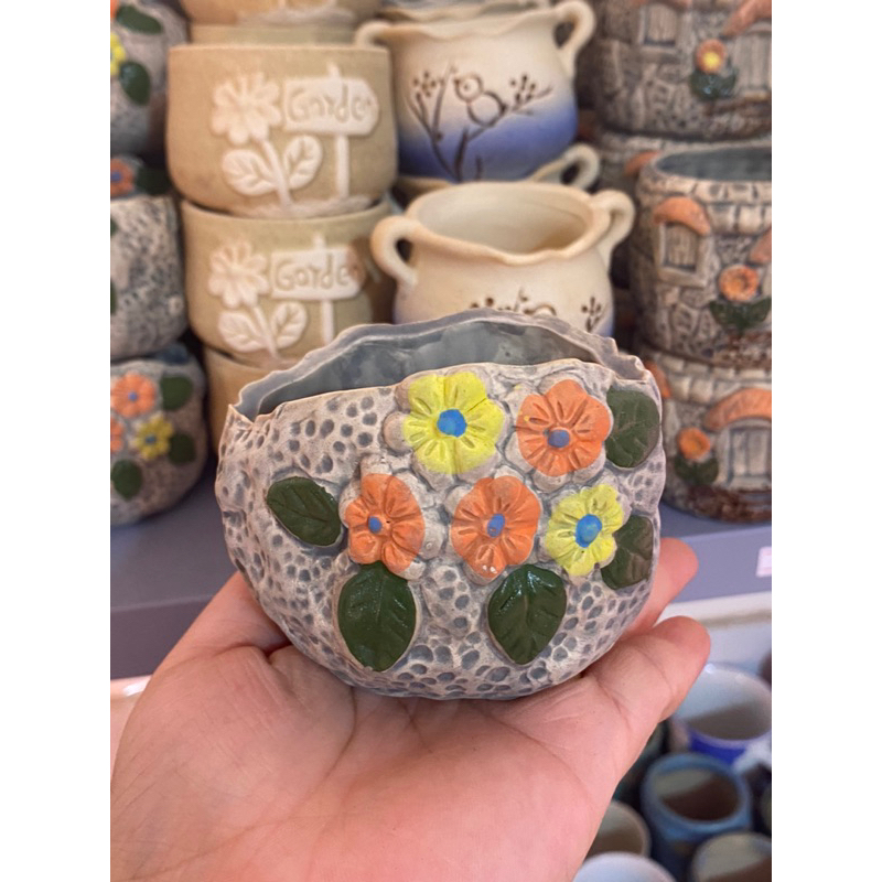 Chậu Nung giá rẻ  7x7cm