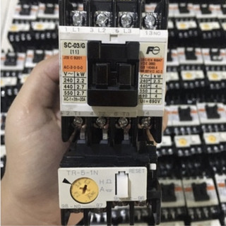 Bộ khởi động từ contactor fuji 13a + rơle nhiệt - coil 220v