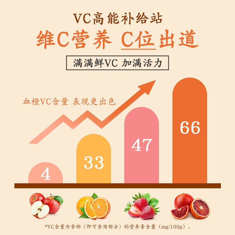 Bột cam máu bổ sung vitamin C làm trắng da