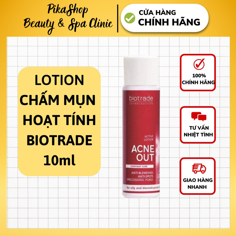 Lotion Chấm Mụn Biotrade Acne Out Active Lotion 10ml - PikaShop