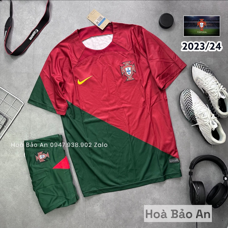 Áo Đá Banh Tuyển Bồ Đào Nha Sân Khách WC 2023 mẫu mới nhất - Chuẩn áo thi đấu phom 43-90kg