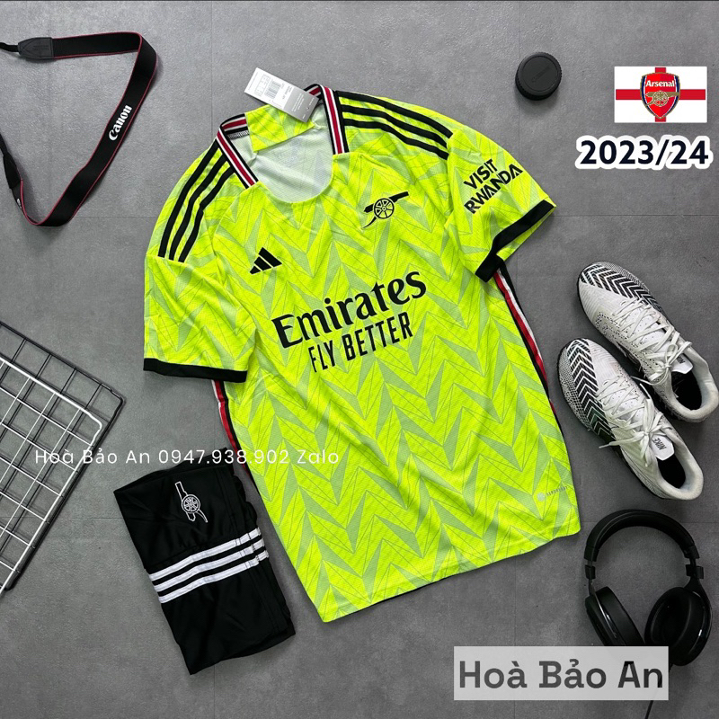 ÁO ĐÁ BÓNG Arsenal /QUẦN ÁO ĐÁ BANH ĐT Arsenal MÀU XANH THAN 2023