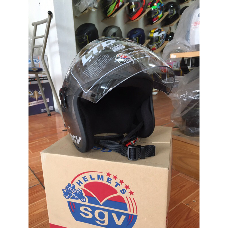 Mũ bảo hiểm SGV xám chính hãng