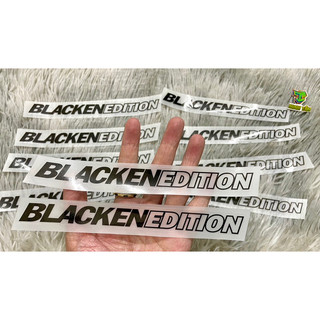 Tem Blacken Edition nền trong sắc nét.( giá 1 cặp)