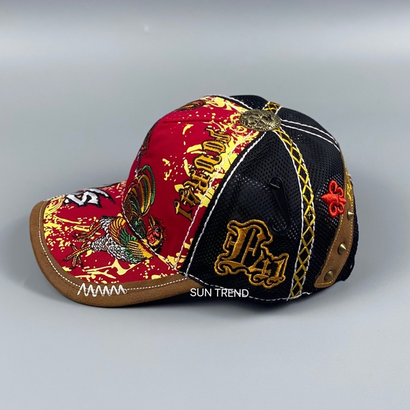 NÓN KẾT ÔNG ĐỊA  FOUR 41, MŨ LƯỠI TRAI THÊU HÌNH GÀ PHONG CÁCH MẠNH MẼ CÁ TÍNH