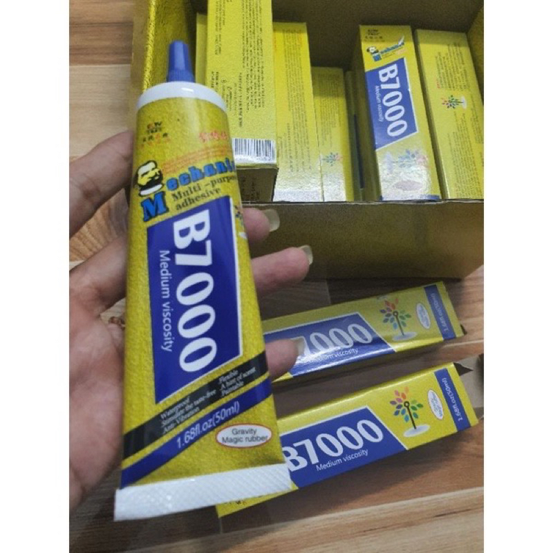 Keo dán màn hình b7000 t7000 gel đen gel trắng 50ml