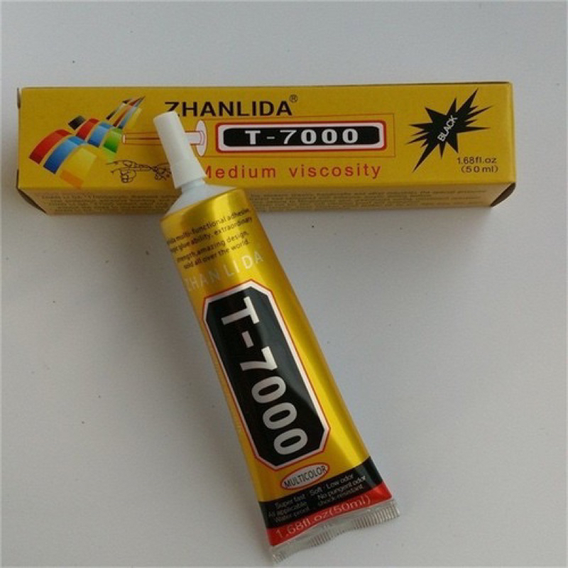 Keo dán màn hình b7000 t7000 gel đen gel trắng 15ml