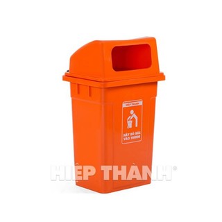 Thùng rác 90 lít nắp hở ( có bánh xe và không bánh xe)