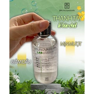 Toner bruno vassari glyco system dual-phase toner 200ml - làm sạch sâu & giảm sừng với glycolic acid - tây ban nha