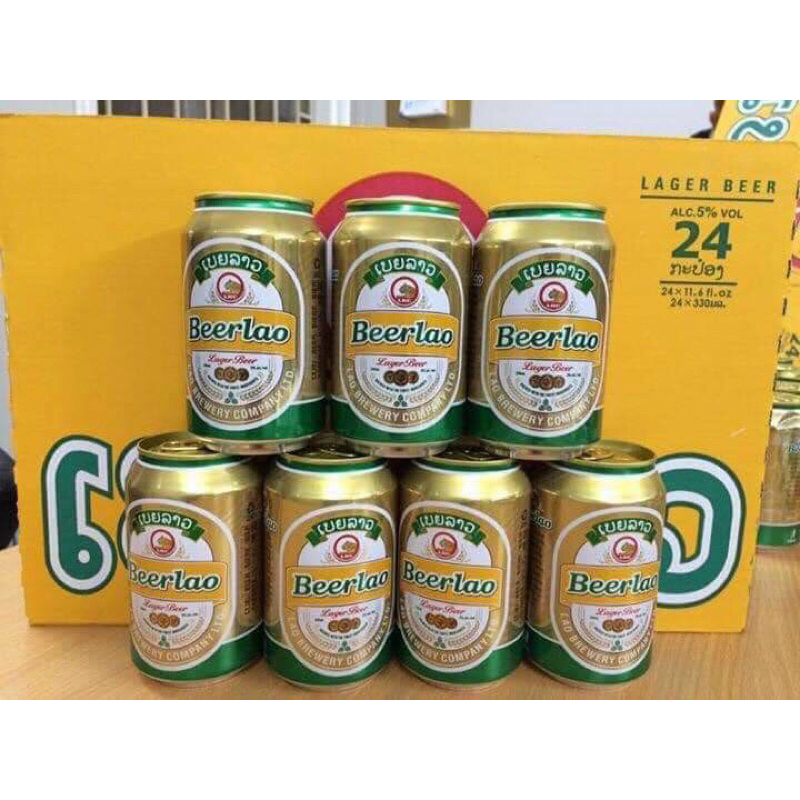 Bia nhập Lào(24lon,330ml)