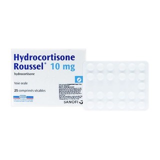 [CHÍNH HÃNG] 10mg-Hydrocortisone (Hộp 1 vỉ x 25 viên)
