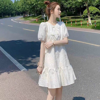 HÀNG NHẬP - ĐẦM SUÔNG PHỐI BÈO TẶNG KÈM HOA TAI THỜI TRANG